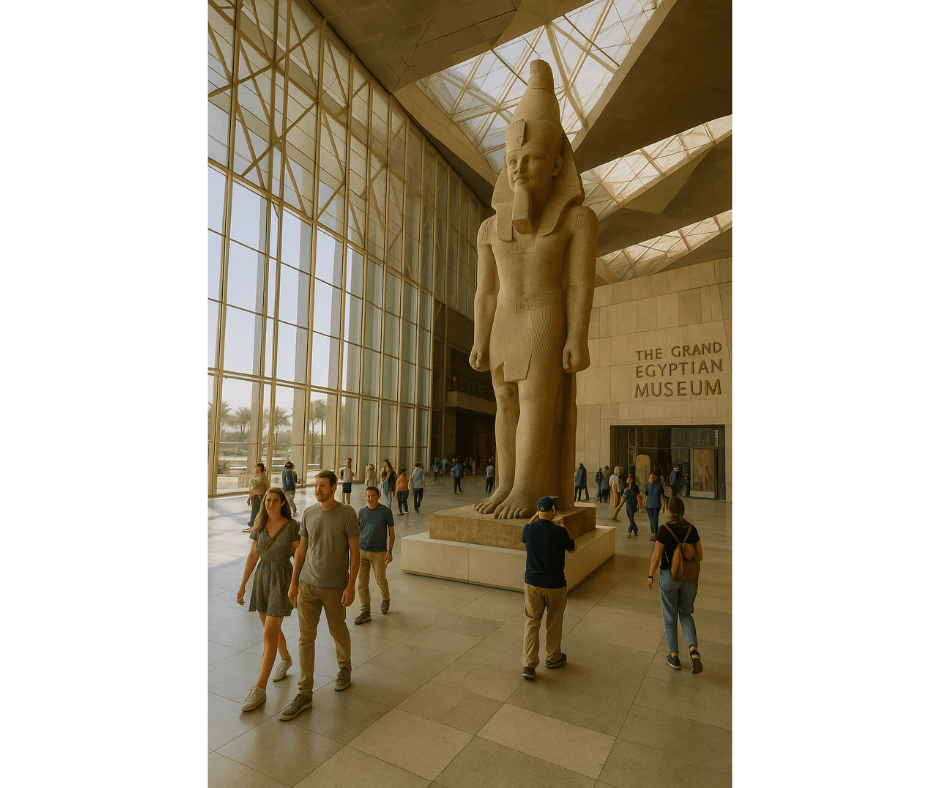 Grand Egyptian Museum family visit