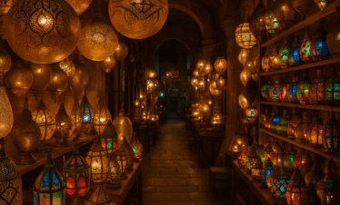 Khan el-Khalili Cairo market lanterns Egypt travel tips