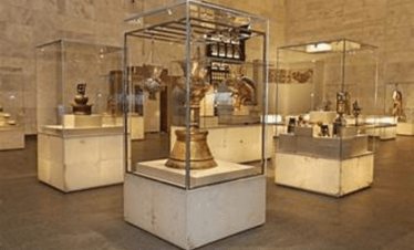 artifacts at National Museum of Egyptian Civilization