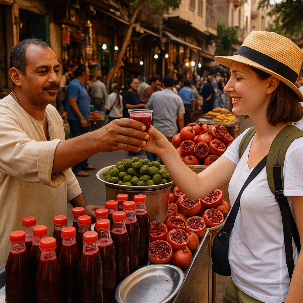 Egypt travel safety street food hygiene Cairo market