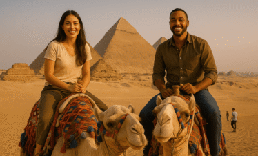 camel ride at pyramids