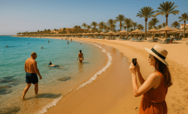 Hurghada Red Sea snorkeling family