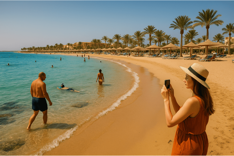 Hurghada Red Sea snorkeling family