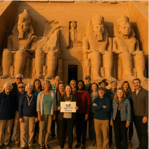 Abu Simbel stop during Nile cruise Egypt