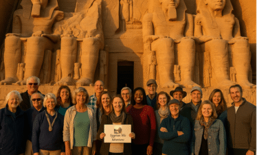 Abu Simbel stop during Nile cruise Egypt