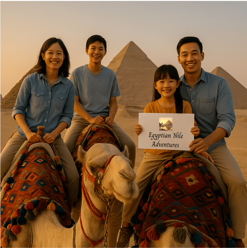 Camel ride at Giza