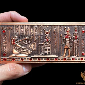 Handcrafted Egyptian Copper Jewelry Box — Ancient Art Inspired