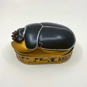 Handcrafted Scarab Jewelry Box — Egyptian Art Inspired