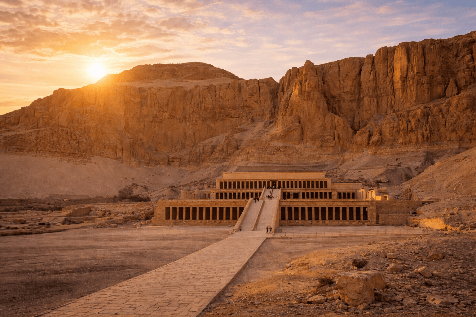 Temple of Hatshepsut at Deir el Bahari Luxor Egypt