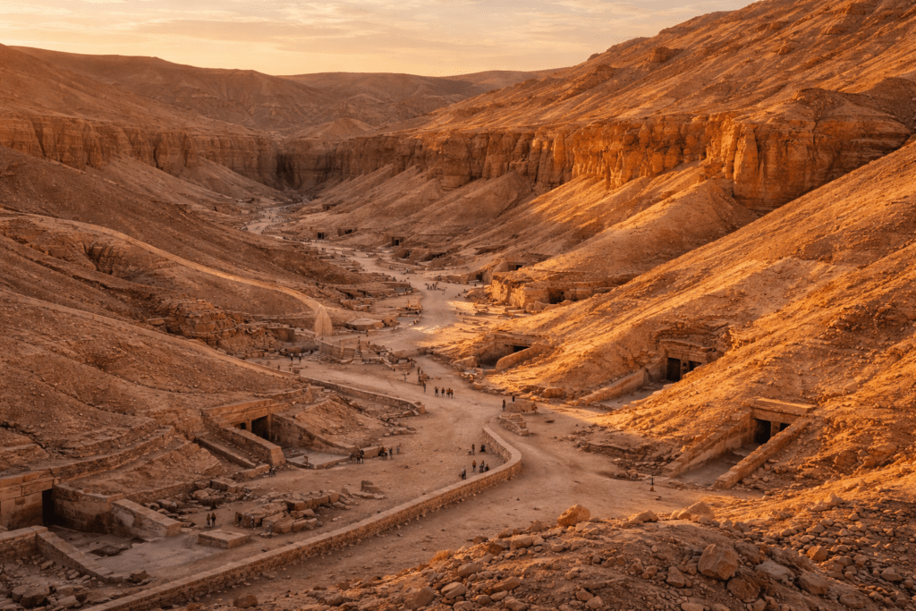 Valley of the Kings tombs in Luxor, Egypt