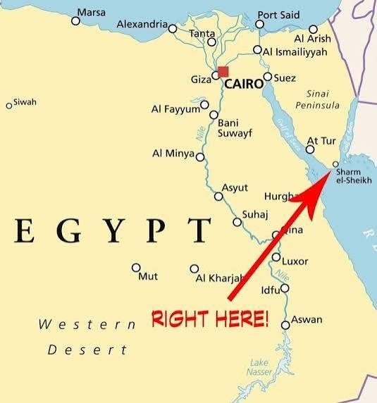 Egypt map