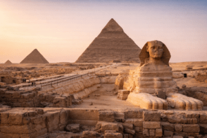 Cairo pyramids and sphinx Egypt travel