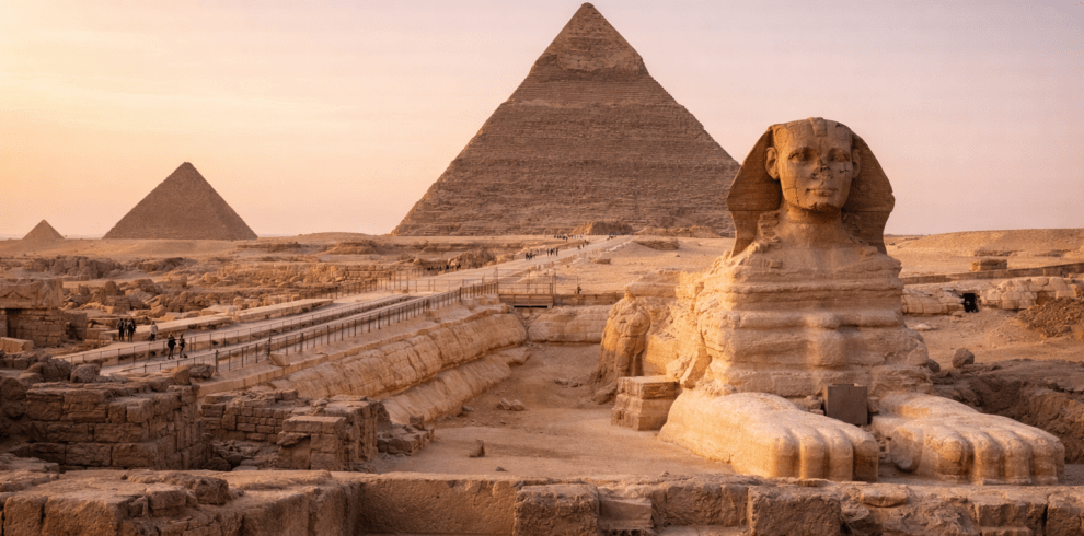 Cairo pyramids and sphinx Egypt travel