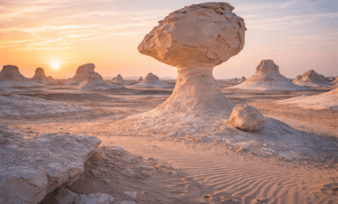 White Desert National Park chalk formations Egypt