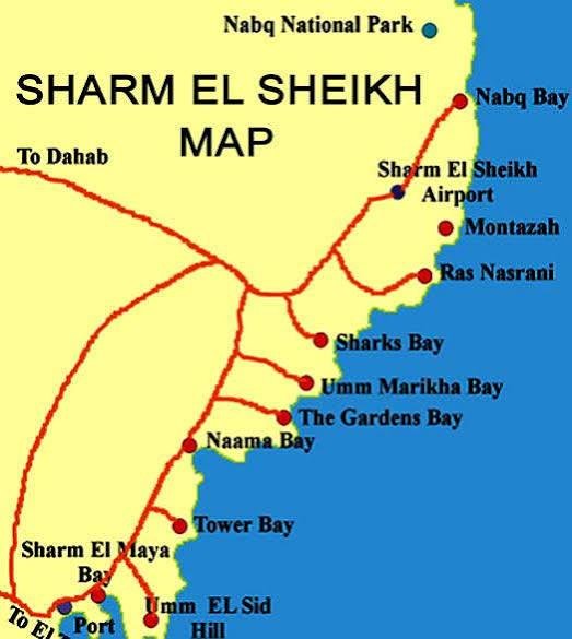 map of Sharm El Sheikh