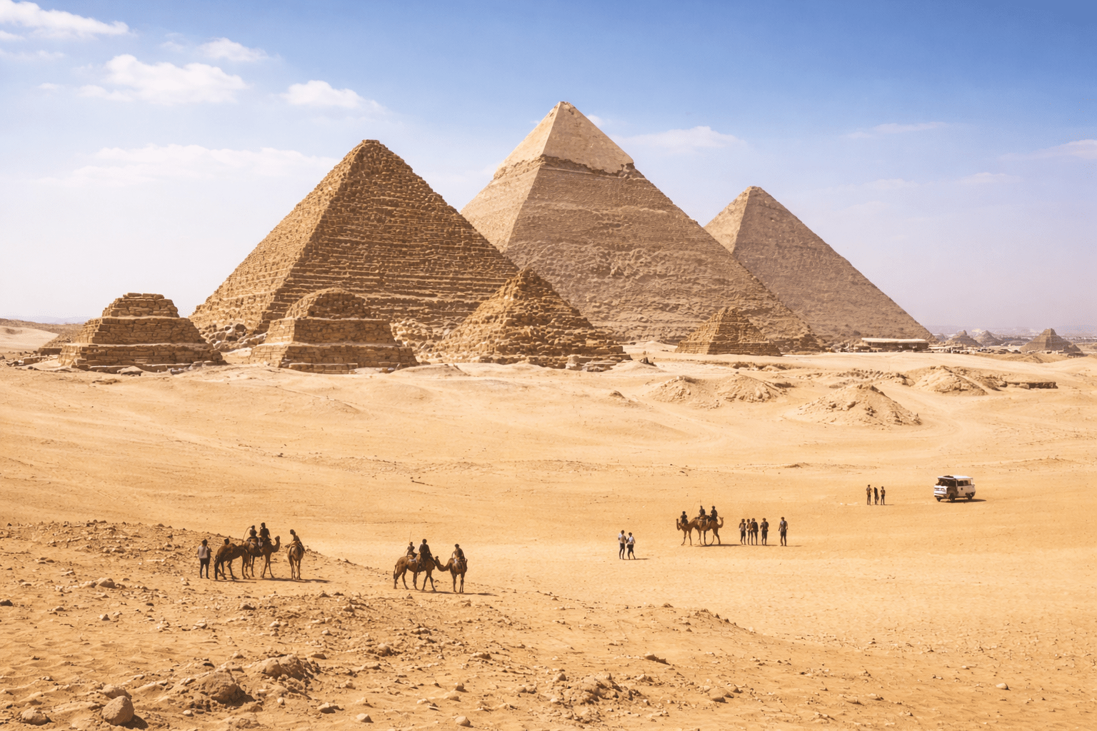 first time travel Egypt pyramids of Giza