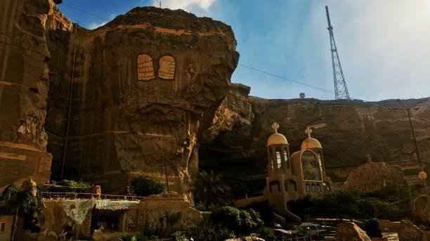 church inside the cave in Egypt, Cairo