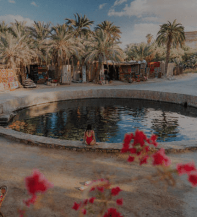 Cleopatra Spring in Siwa Oasis