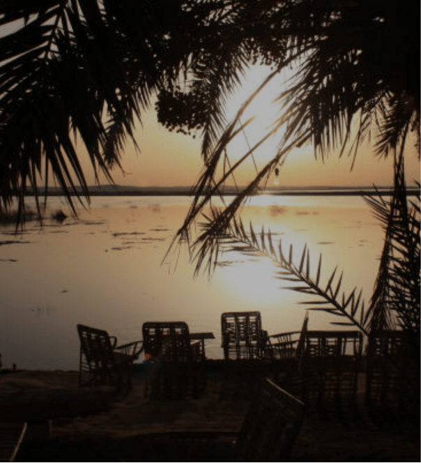 fatnas island in siwa oasis egypt