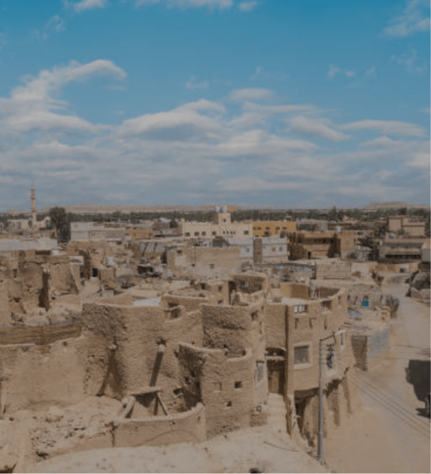 kershef buildings in siwa oasis egypt
