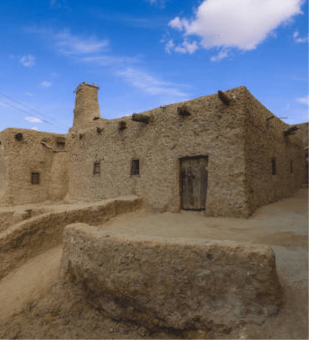kershef buildings in siwa oasis egypt