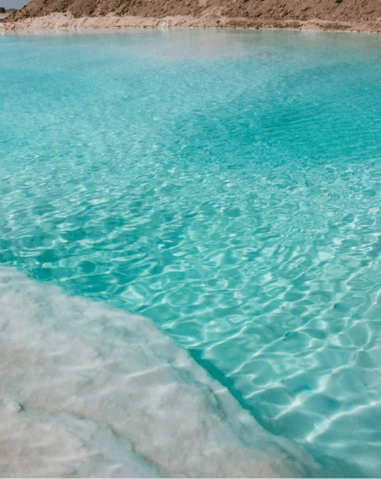 Salt Lakes In Siwa Oasis Egypt