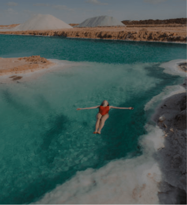 salt lakes in siwa oasis egypt