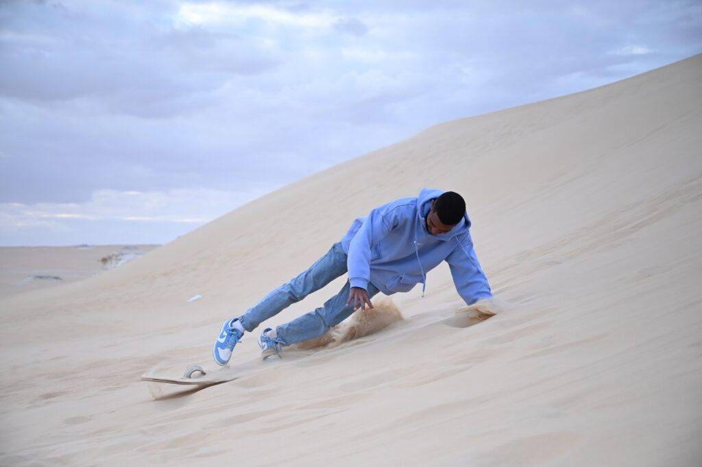 sandboarding in fayoum egypt