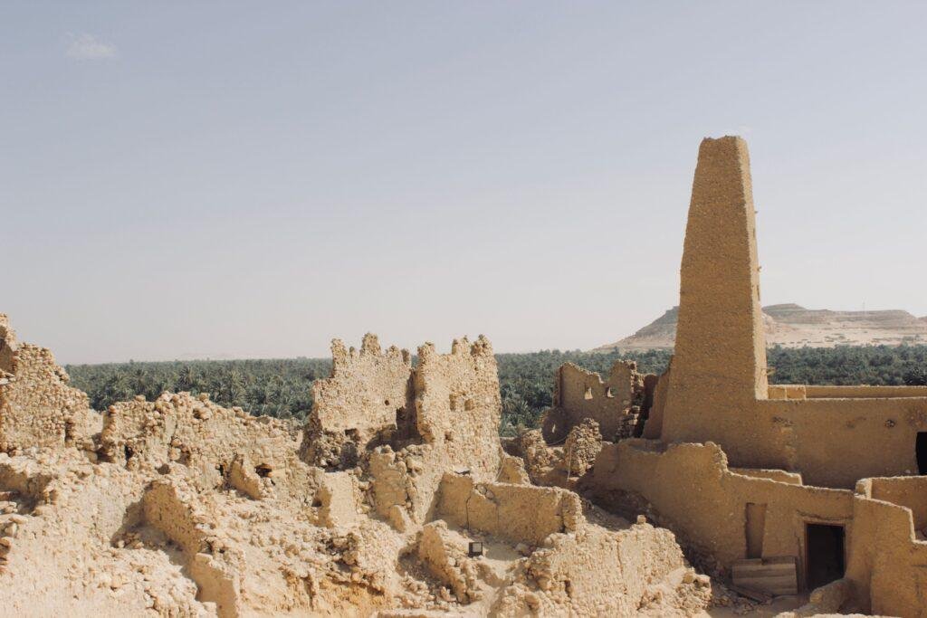 temple of the oracle of amun in siwa oasis egypt