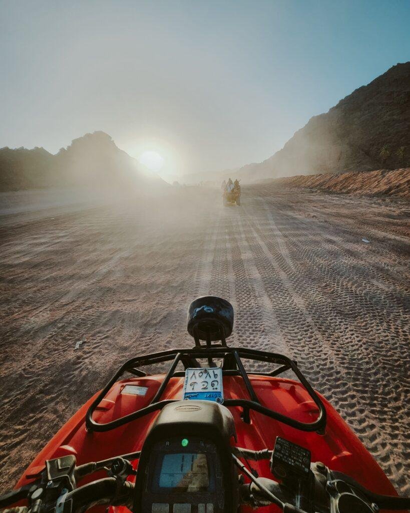 ATV in the desert