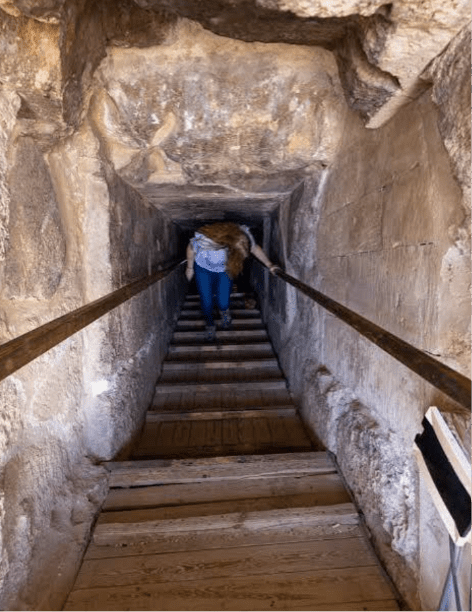 Great pyramid inside