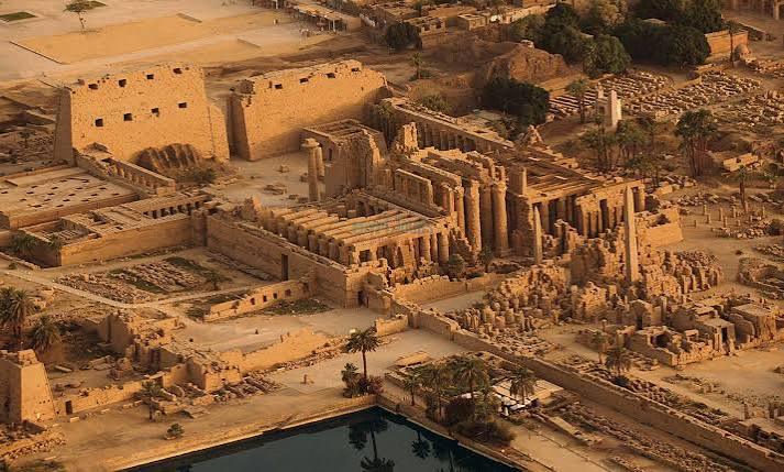Karnak Temple in modern Luxor, once the ancient Egyptian capital of Thebes