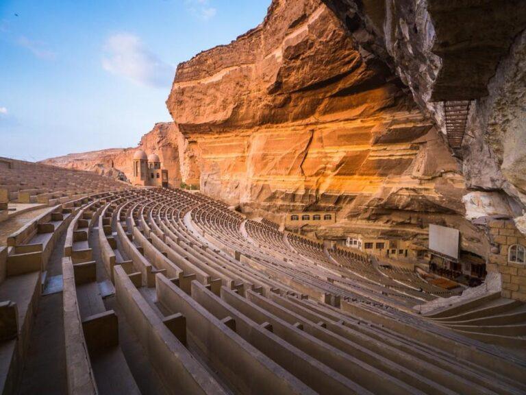 Cave Church amphitheater at the Monastery of St. Simon in Mokattam Cairo
