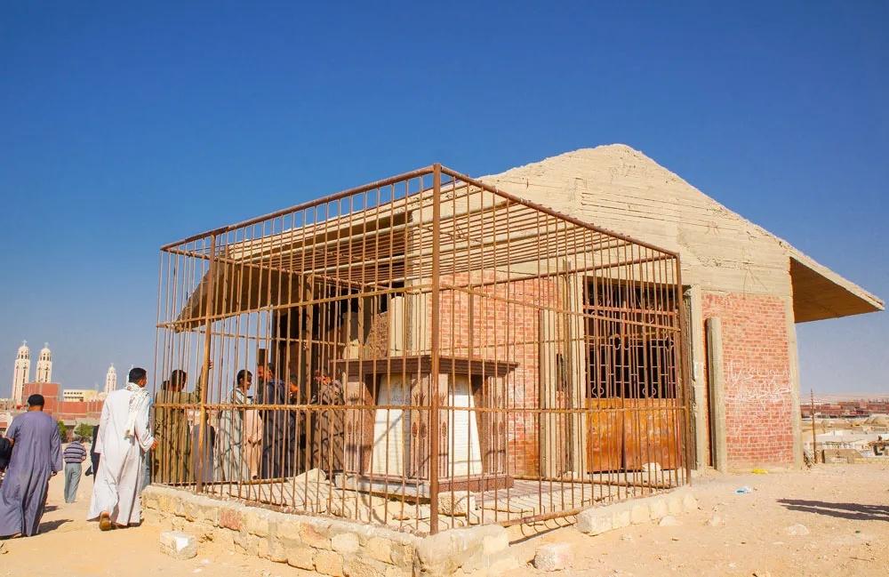 Kom Maria Holy Family site at Deir Abu Hinnis in Minya, Egypt