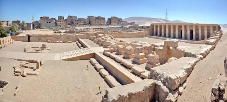 Temple of Seti I at Abydos in Upper Egypt.