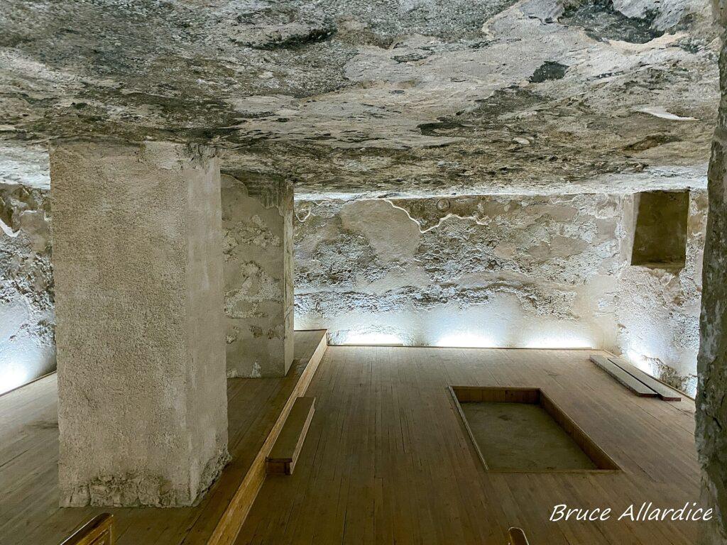 Burial chamber inside the Royal Tomb of Akhenaten at Amarna