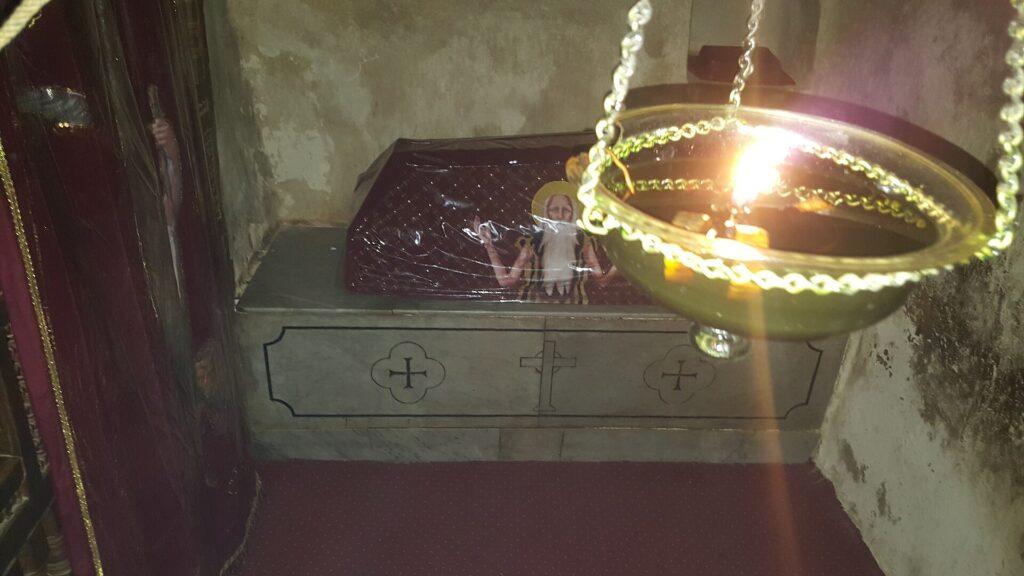 Cave Church inside St. Paul the Anchorite Monastery in Egypt